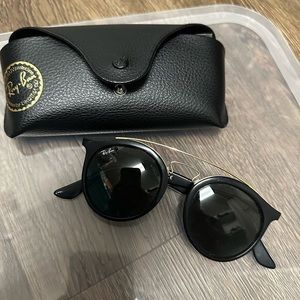 Black and Gold Ray-ban Sunglasses